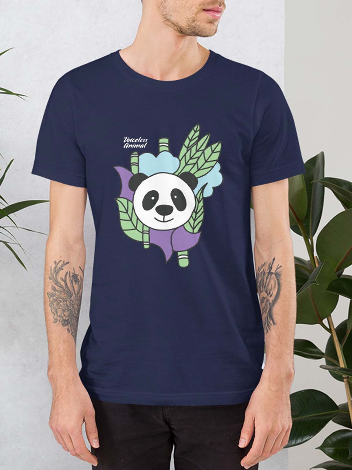 Cool Panda - Navy Blue Premium T-shirt