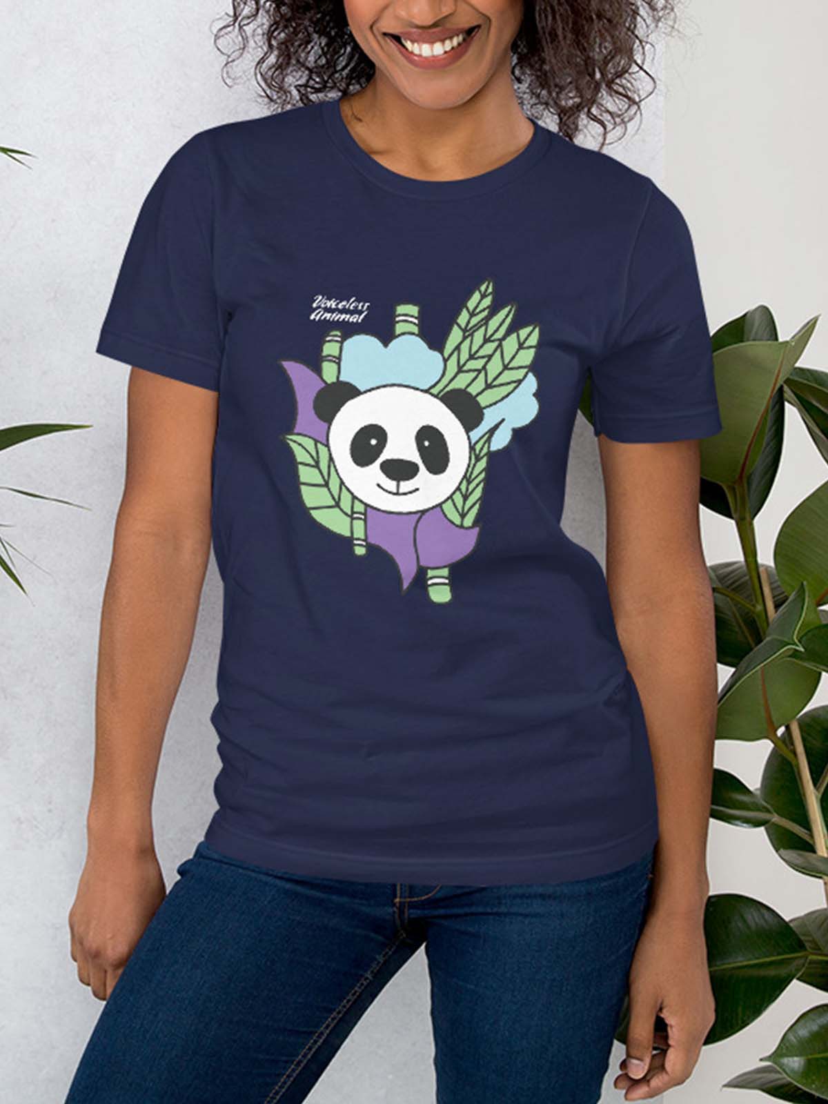 Cool Panda - Navy Blue Premium T-shirt
