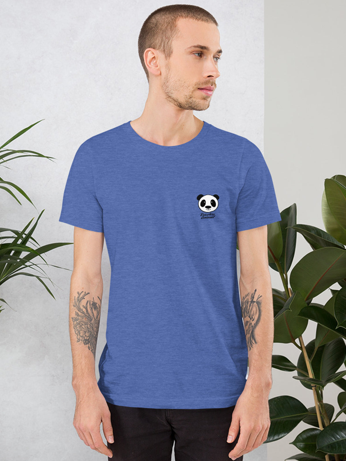 Voiceless Animal Logo -  Premium Blue Unisex t-shirt